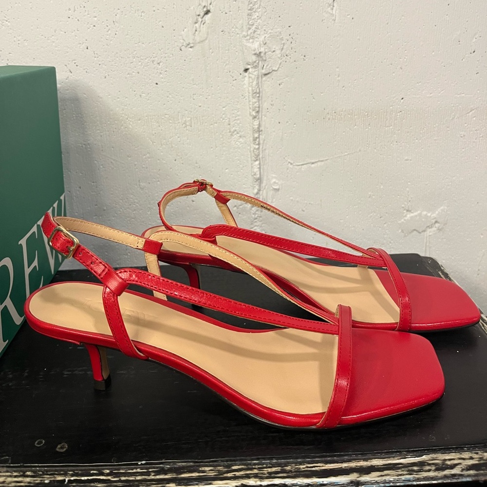 NIB J.Crew Krista sling back kitten heel 8 - Picture 5 of 9